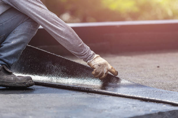 Professional Waterproofing technician working in Alexandria, MN